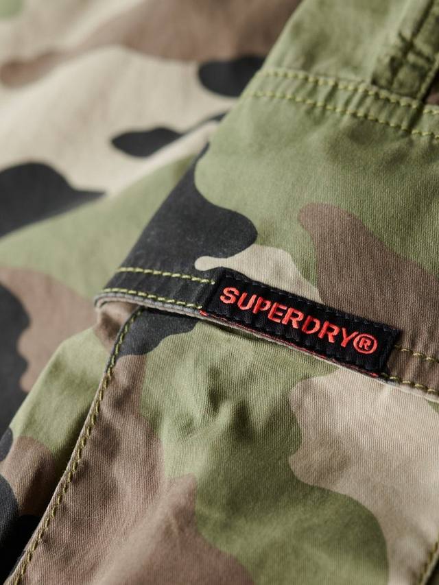 Широкие брюки-карго с низкой посадкой Superdry, цвет Jacket Camo — фото 4