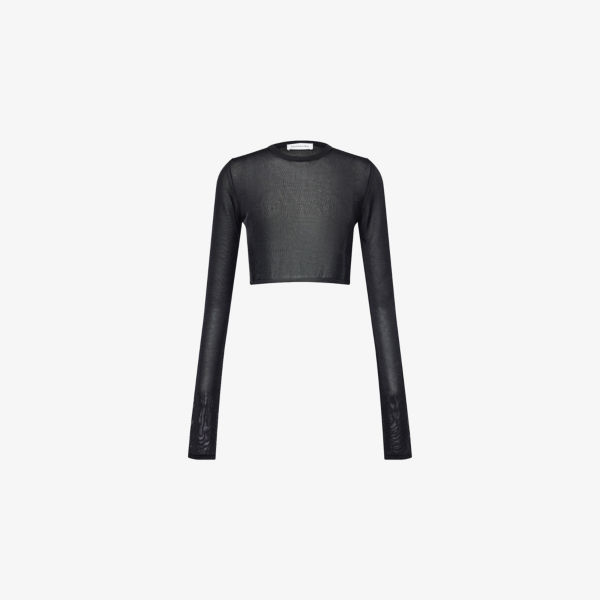 

Топ укороченный The Frankie Shop Kazel, черный