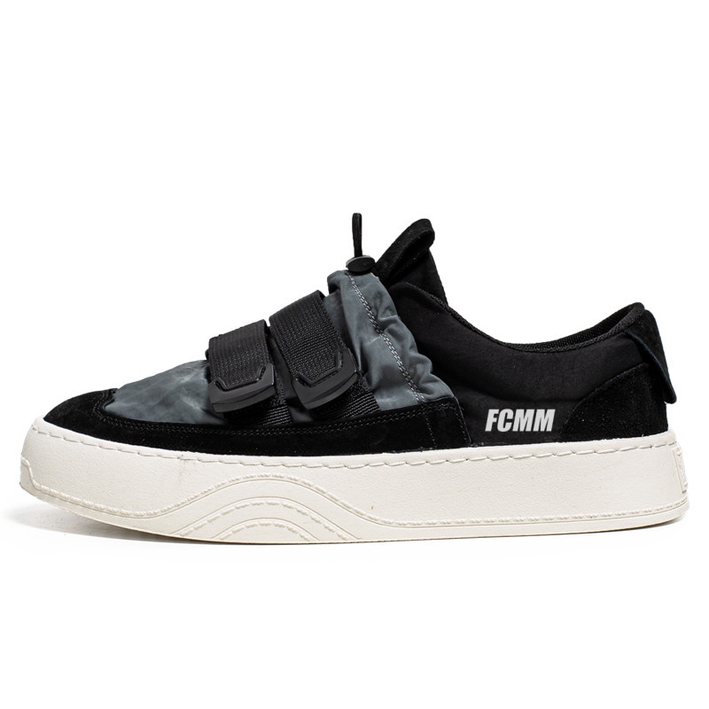 

FCMM Низкие скейтерские кроссовки мужские черно-серые, цвет Black Gray