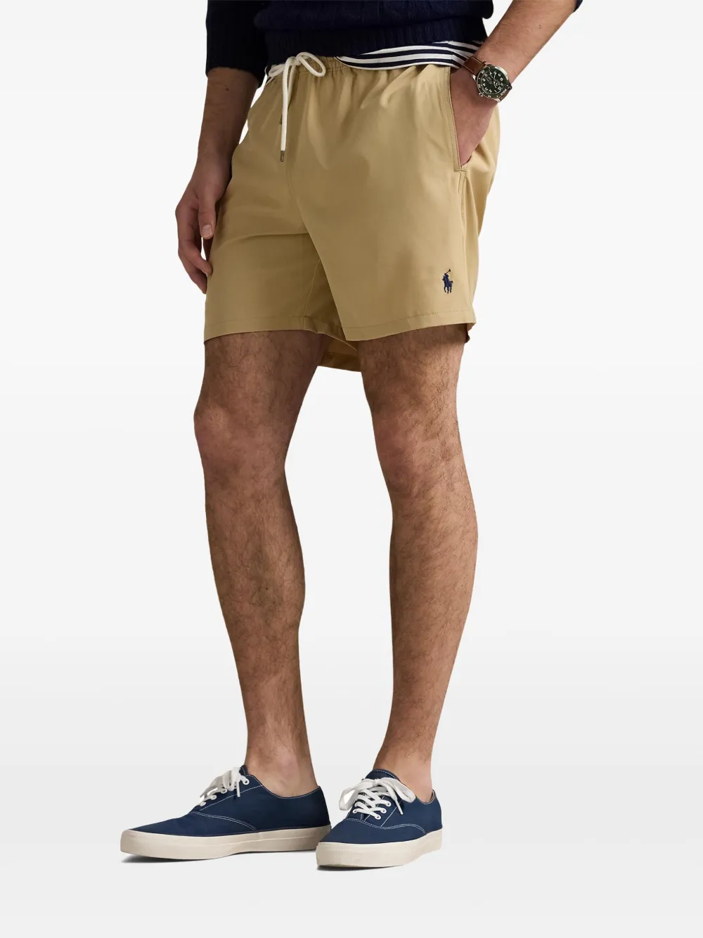 Плавки-шорты Traveler Classic (14.6 см) POLO RALPH LAUREN, нейтральный — фото 3