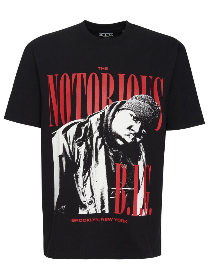 

Футболка Re:Covered T-Shirt The Notorious B.I.G Red Script, черный