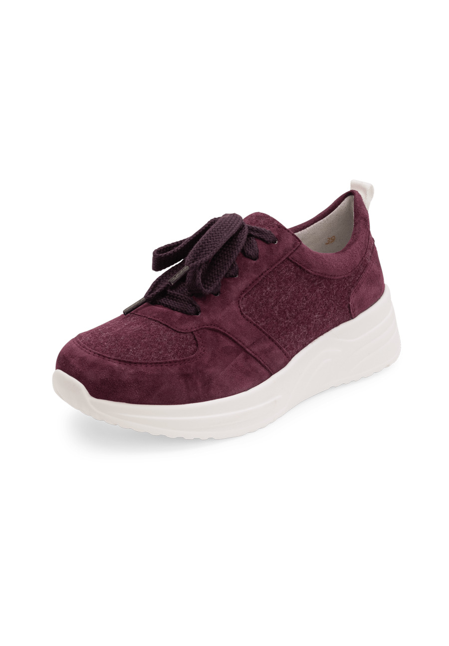 

Кроссовки VITAFORM Samtziegenleder Sneaker, цвет aubergine