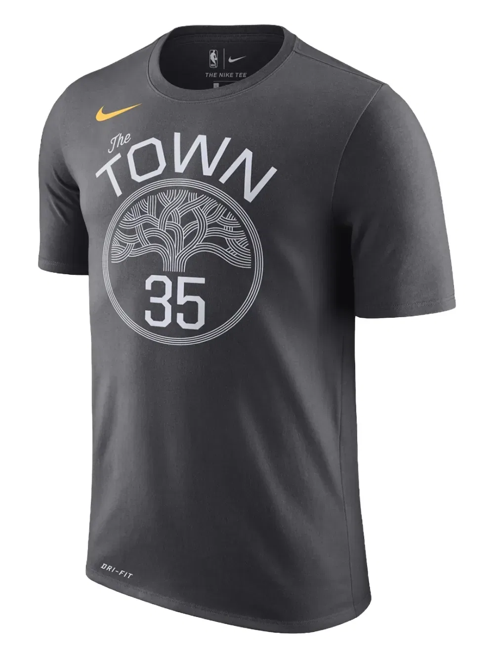 Футболка с изображением Кевина Дюранта из команды Golden State Warriors (НБА) Nike, серый