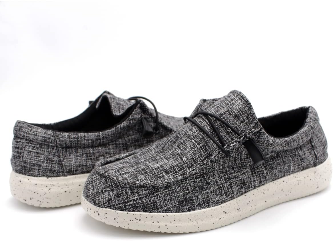 

Кроссовки Town Forst Mens Cotton Upper Fashion Slip On Casual Shoes, черный