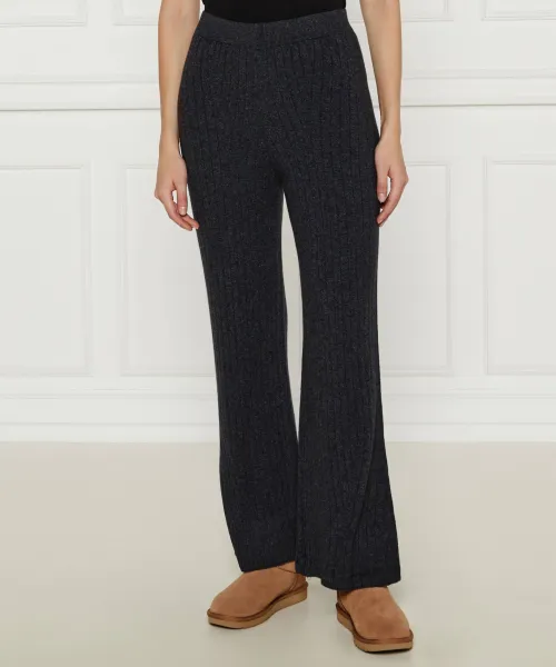 

Шерстяные брюки Regular fit Twin-Set, серый