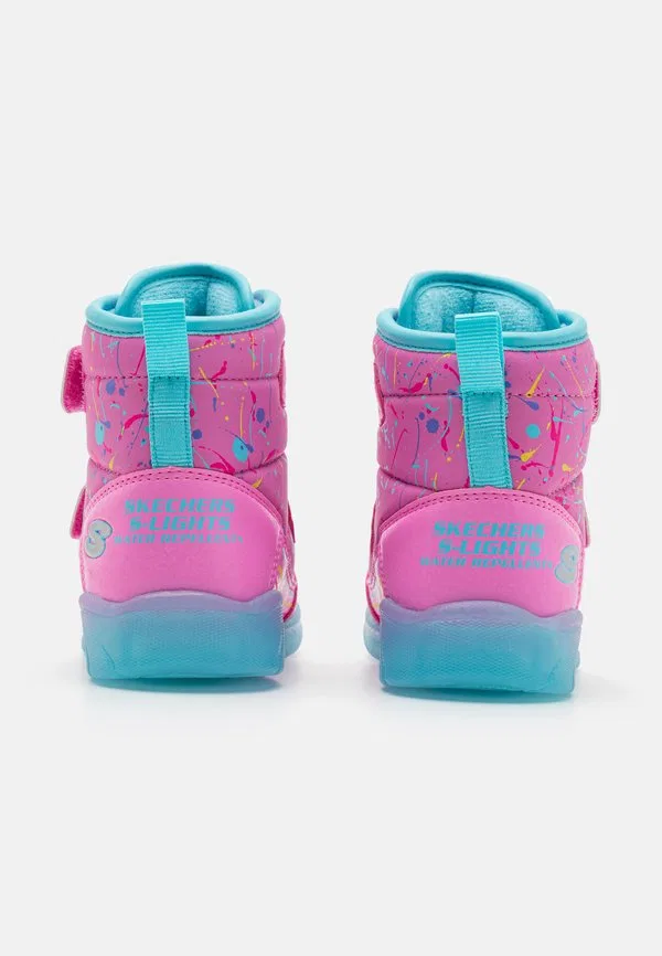 Светящиеся зимние ботинки illumini brights Skechers, Lavender/Pink — фото 3