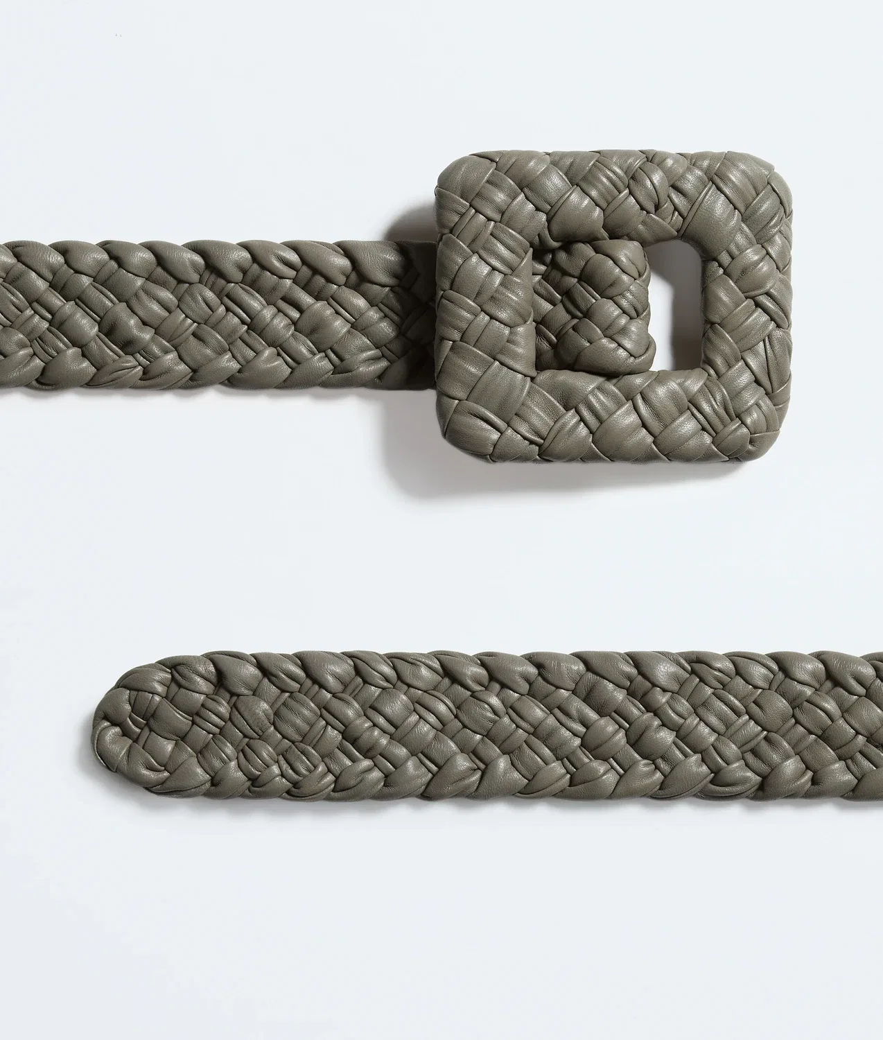 Пояс-фуляр BOTTEGA VENETA, коричневый — фото 3