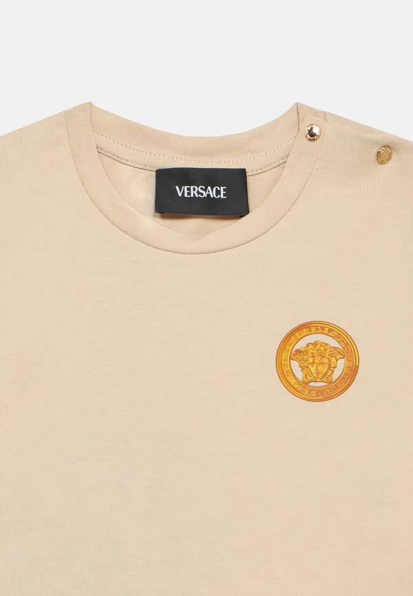 Футболка унисекс с принтом медузы Versace, Whisper/Gold-Coloured — фото 3