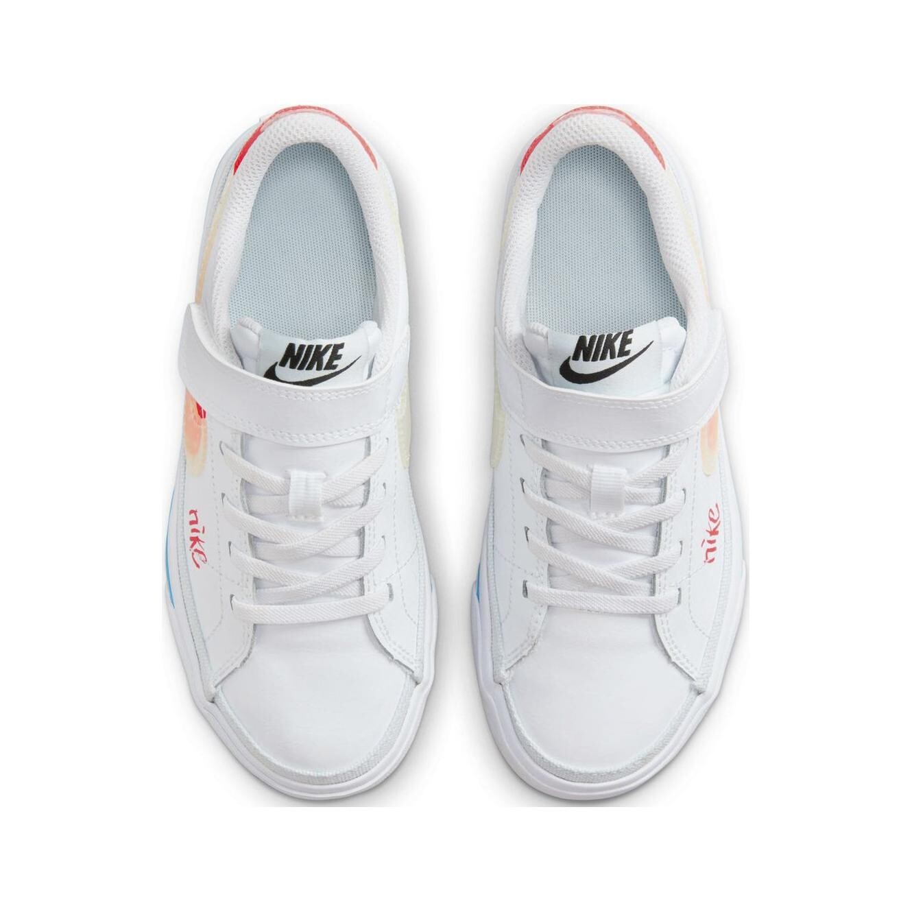 Обувь для скейтбординга Court Legacy Kids PS Nike, белый/красный — фото 4