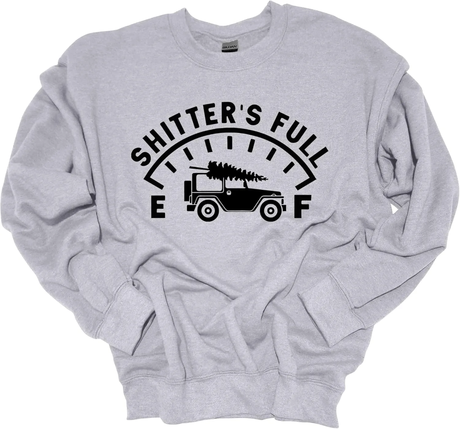 

Толстовка Unisex Christmas Sweatshirt Shitters Full Funny Festive Holiday Crewneck Trenz Shirt Company