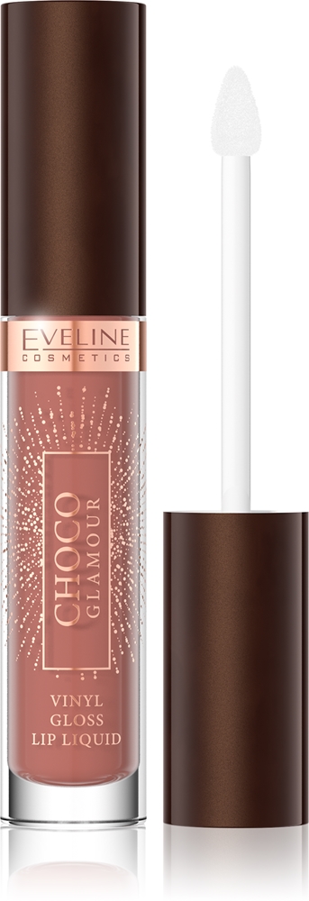 

Увлажняющая мерцающая помада Choco Glamour Eveline Cosmetics, atspalvis 01 ruby chocolate 4,5 мл