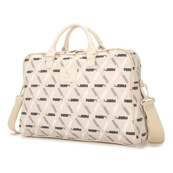 

Сумка classics grip bag 'beige white black' Puma, бежевый