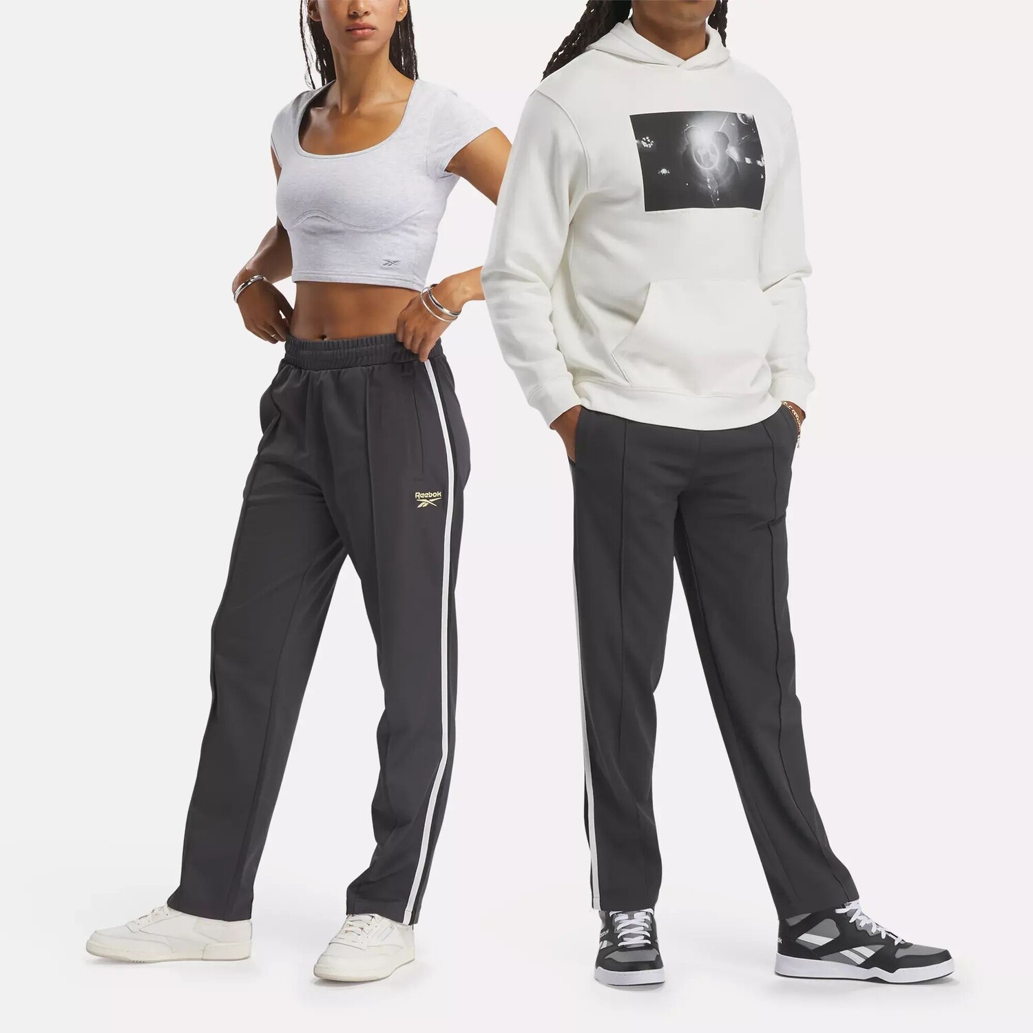 

Спортивные брюки в стиле хип-хоп Reebok, серый