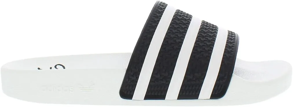 Шлепанцы Adidas Adilette для взрослых, унисекс, белый/черный — фото 3
