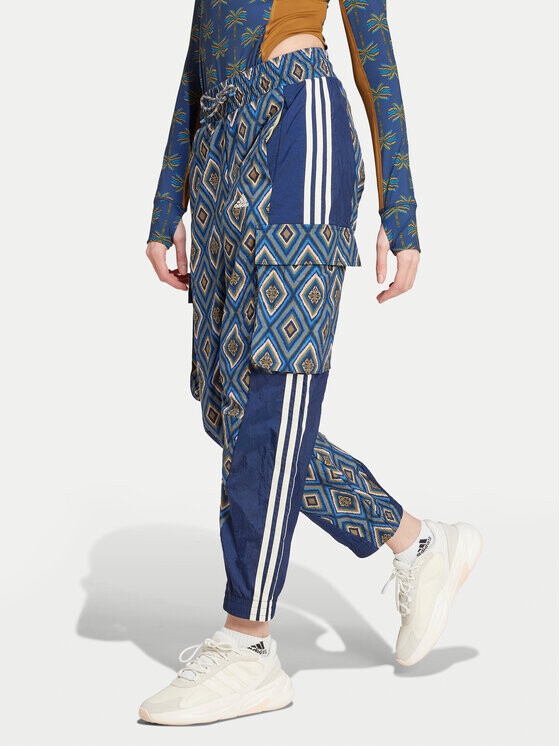 

Спортивные брюки свободного кроя Adidas, синий