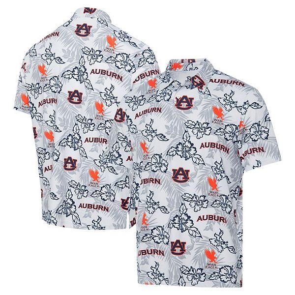 

Мужская белая футболка-поло Auburn Tigers Performance Reyn Spooner