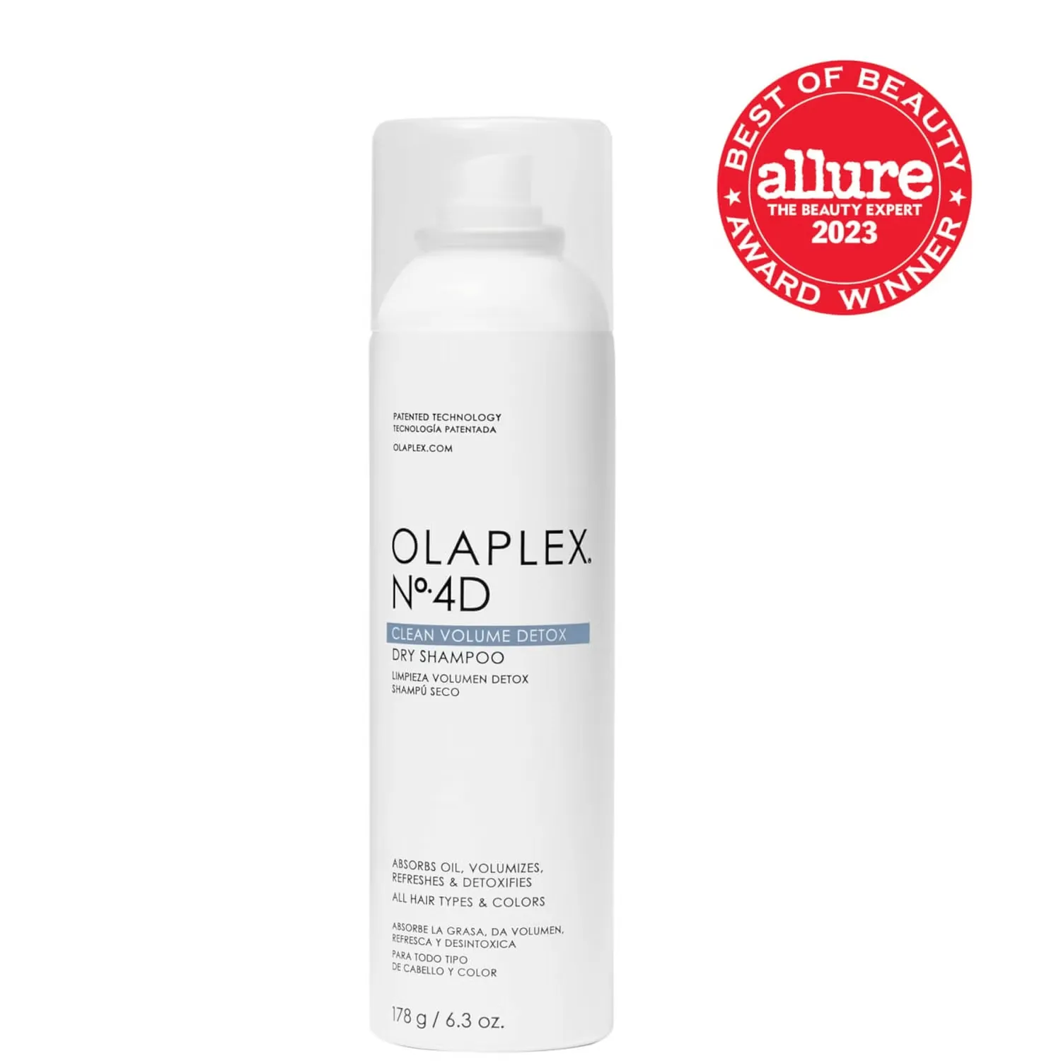 No.4D Clean Volume Невесомый сухой шампунь-детокс с впитыванием масла 250 мл Olaplex — фото 2