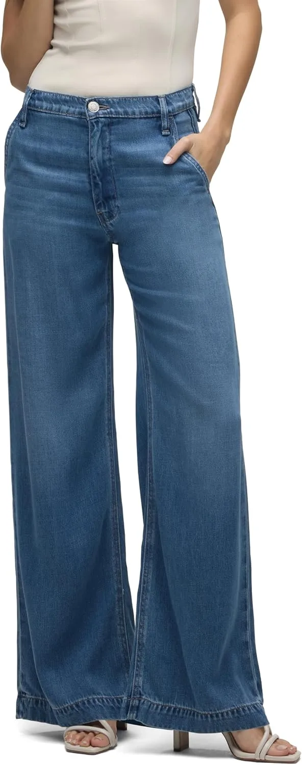 

Hudson женские джинсы Jodie High Rise Loose Fit Wide Leg