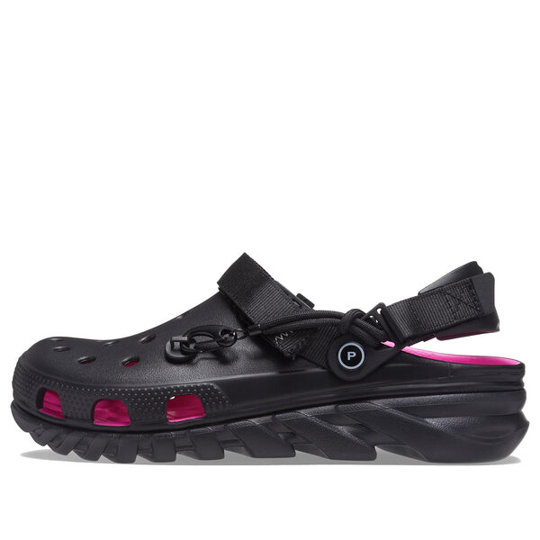 

Кроссовки post malone x duet max clog 'black' Crocs, черный