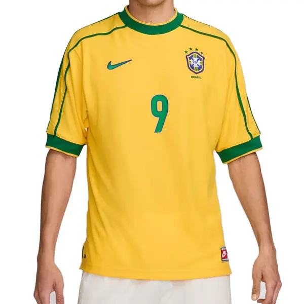 

Спортивная футболка brazil 1998 reissue jersey 'ronaldo' Nike, желтый