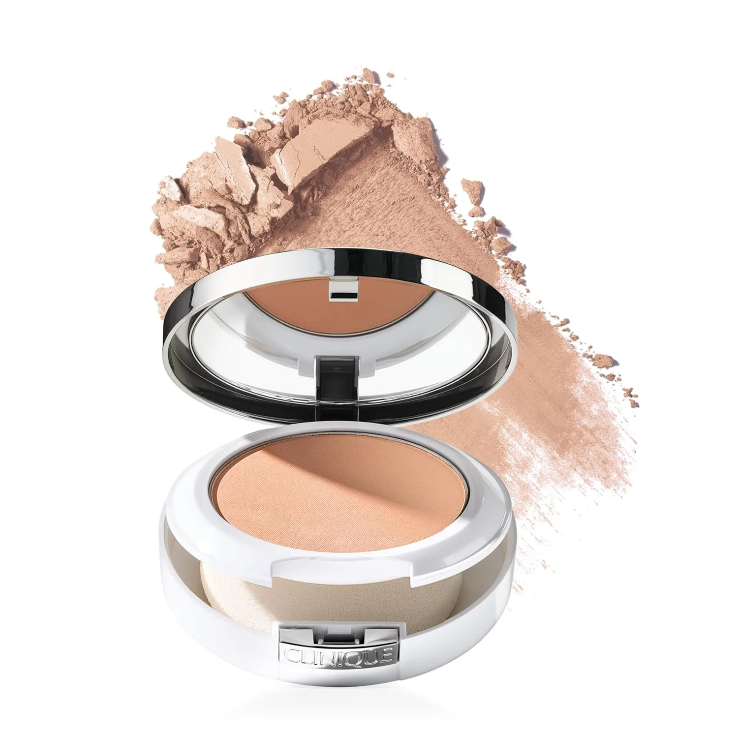 Clinique Beyond Perfecting Powder - легкая пудра с полным покрытием, тональный крем и консилер для сухой, комбинированной и жирной кожи., AE Ivory 06