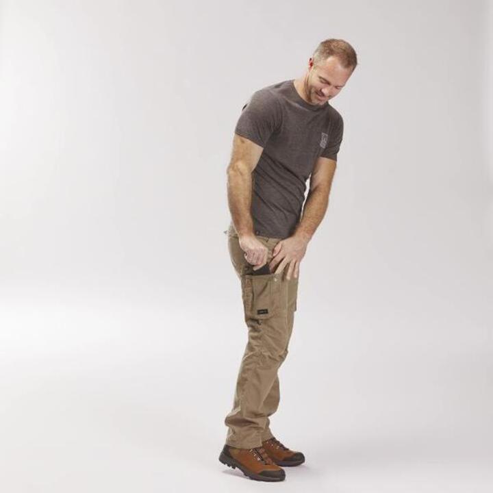 

Мужские туристические брюки Forclaz TRAVEL500 коричневые