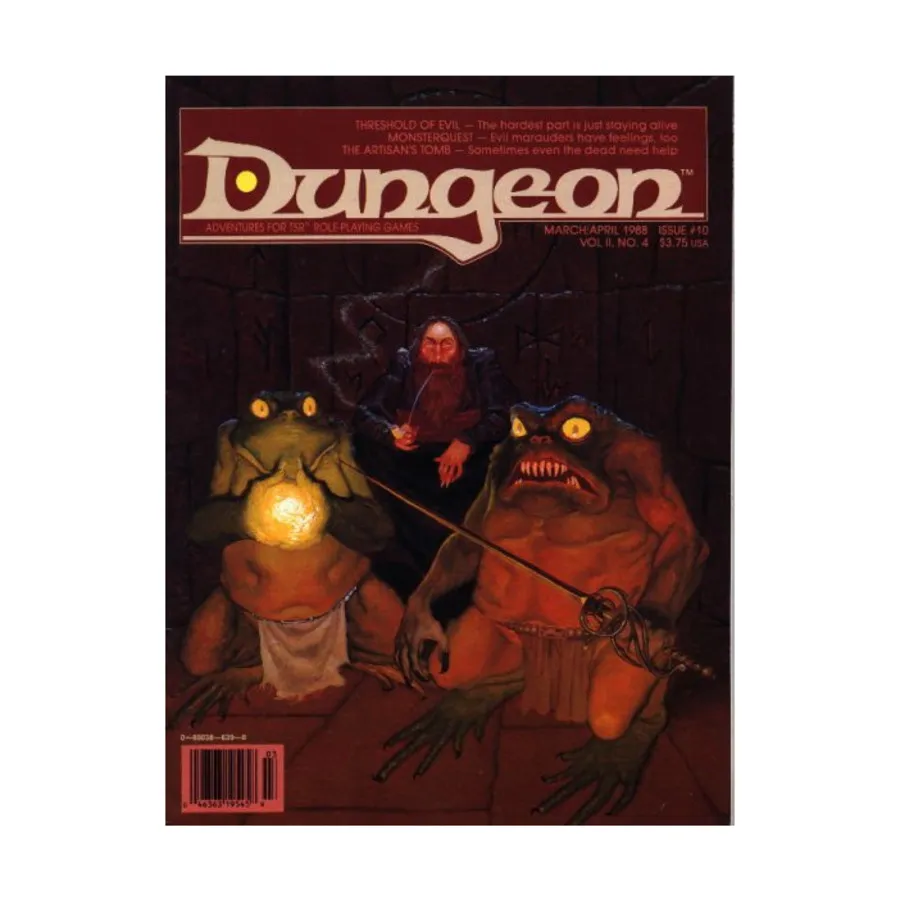 

Журнал #10 "5 AD&D & 1 Oriental Adventure", Dungeon Magazine #01 - #50