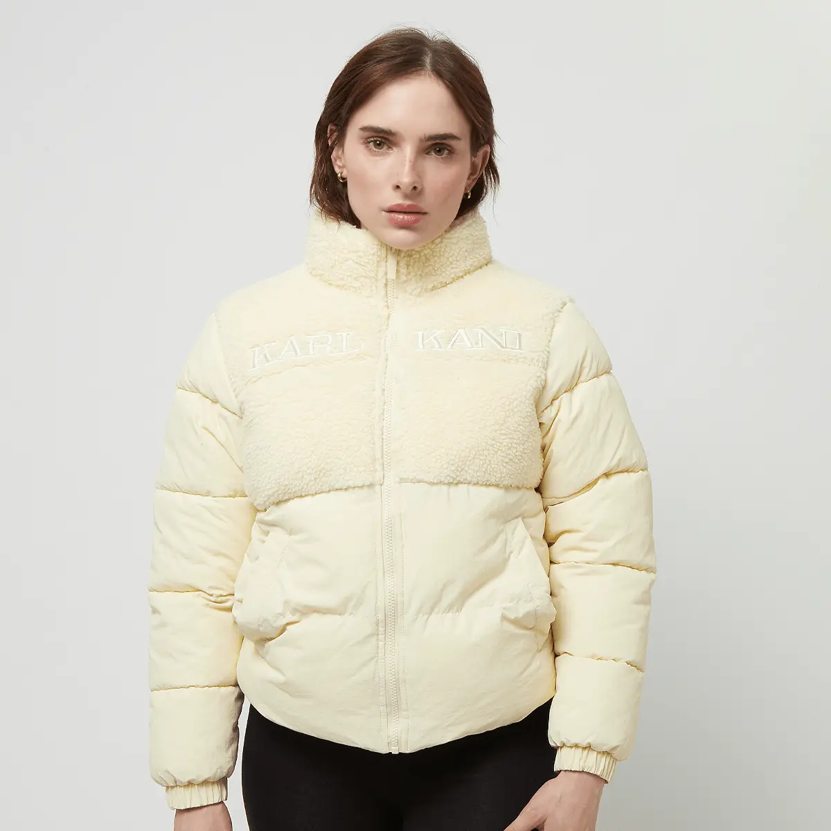 

Куртка Karl Kani Retro Teddy Puffer Jacket, бежевый/бежевый