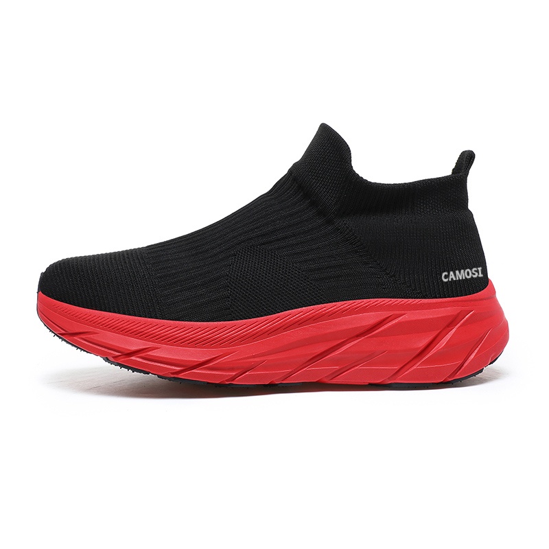 

CAMOSI Низкие повседневные кроссовки унисекс черно-красные, цвет Black Red