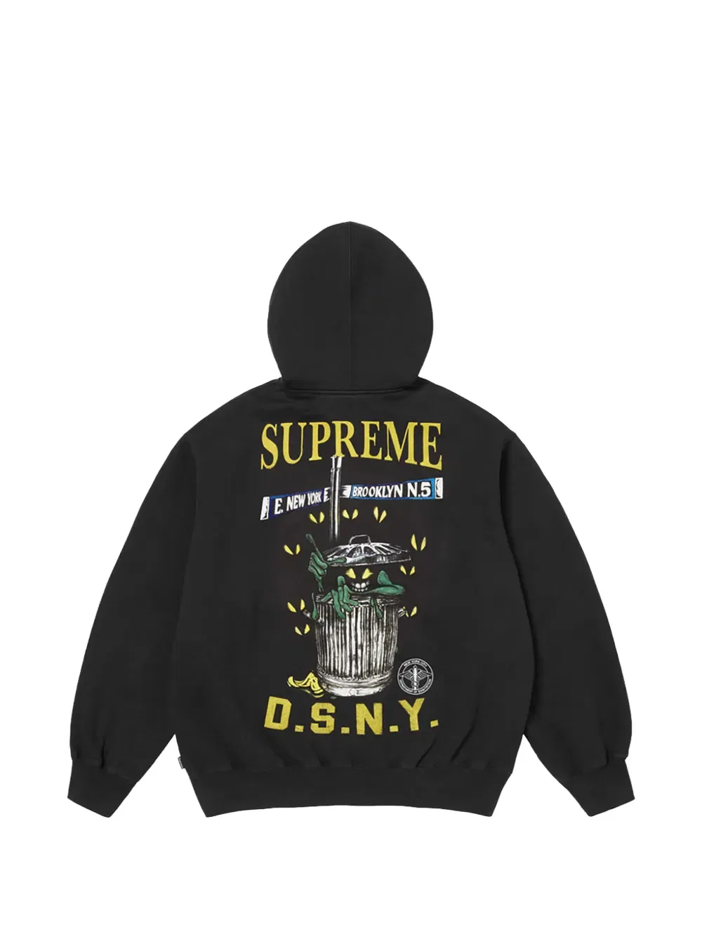 Толстовка на молнии X dsny Supreme, черный — фото 2