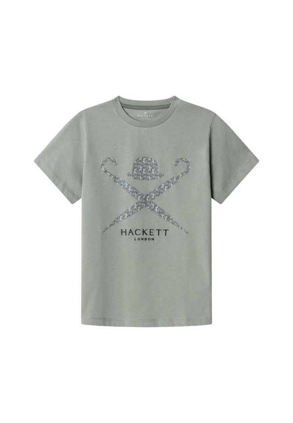 Футболка с принтом в виде логотипа тигра Hackett London, Sage Green