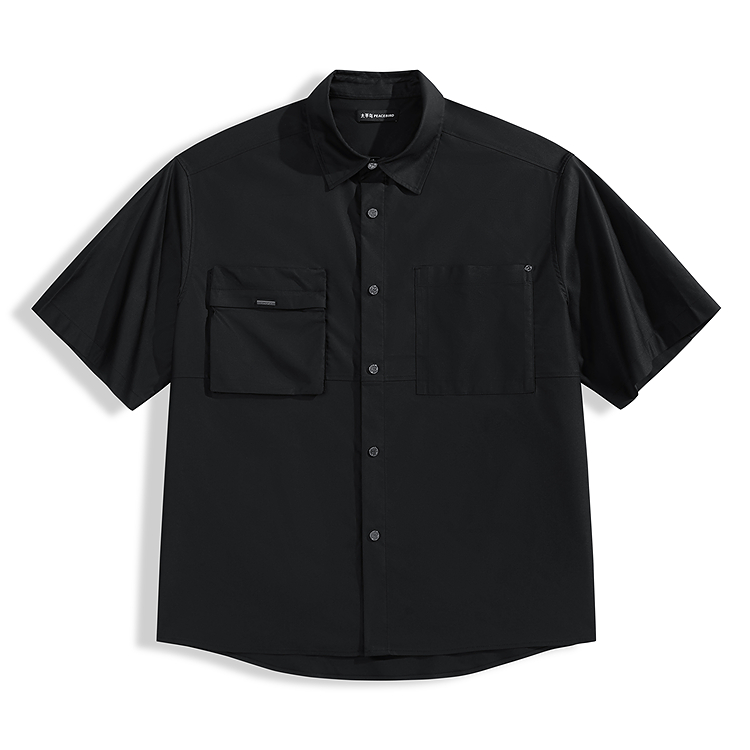 

PEACEBIRD MEN Рубашка мужская черная