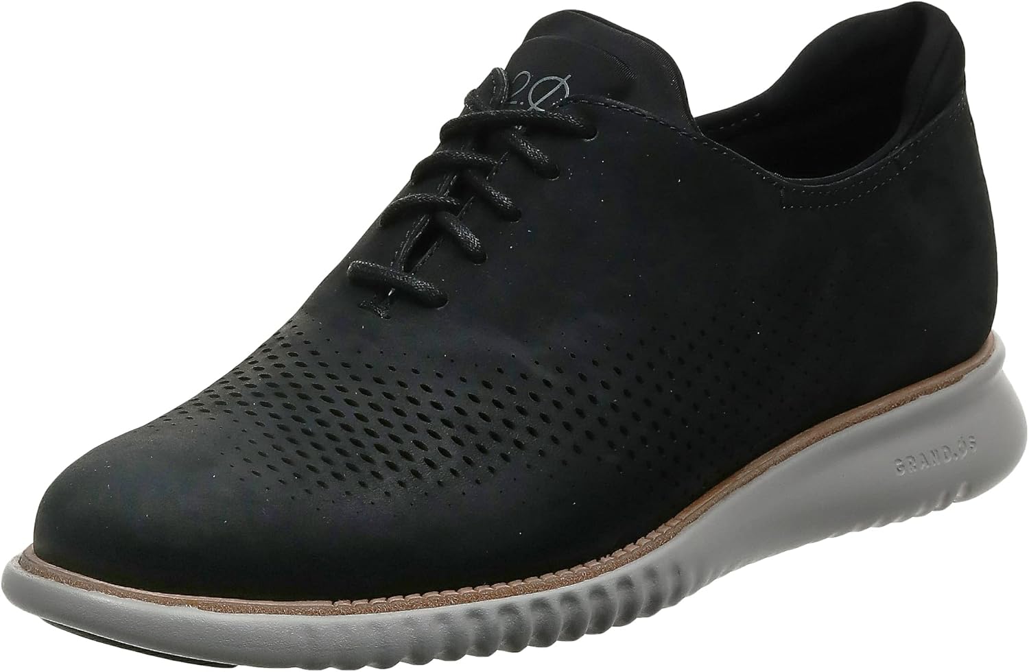 

Мужские оксфорды Cole Haan 2.Zerogrand с лазерной перфорацией, черный/серый