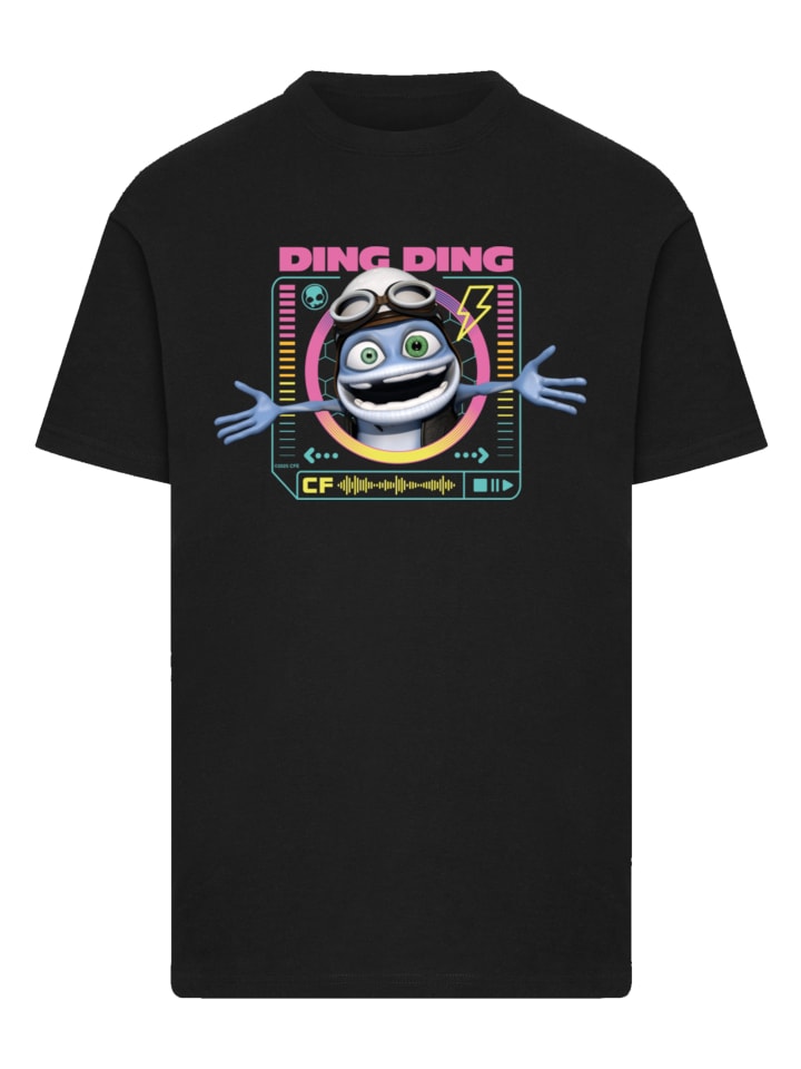 

Футболка с изображением ретро-музыкального плеера Crazy Frog Ding Ding черного цвета F4NT4STIC, Черный, Футболка с изображением ретро-музыкального плеера Crazy Frog Ding Ding черного цвета F4NT4STIC
