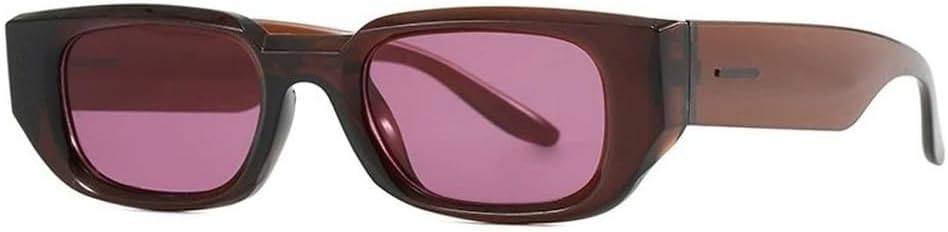 

Повседневные солнцезащитные очки для мужчин и женщин, квадратная форма, минималистичный тренд, унисекс, гламурные классические очки с защитой от УФ-излучения UV400 WNCKSQ, C6