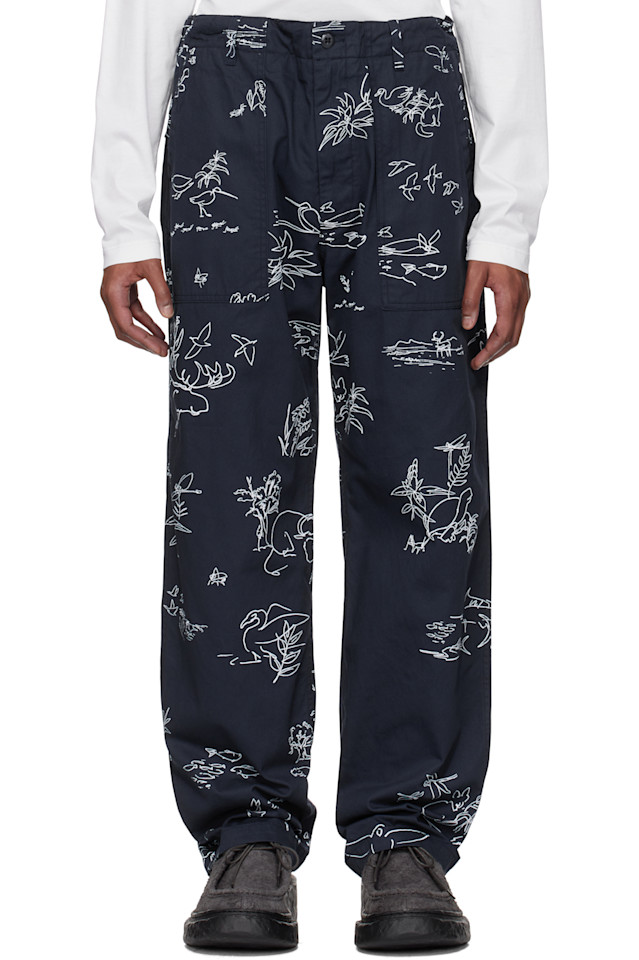 

Брюки Fatigue Engineered Garments, синий