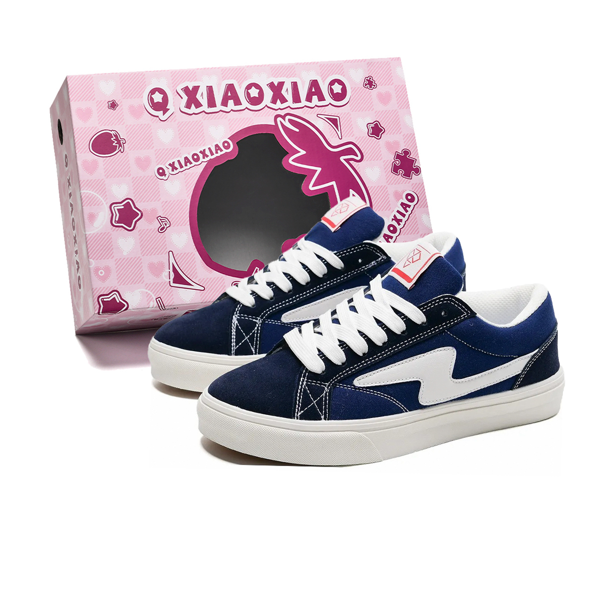 

Circle small Легкие скейтерские кросcовки с поддержкой стопы и низким верхом унисекс темно-синие, цвет Navy Blue