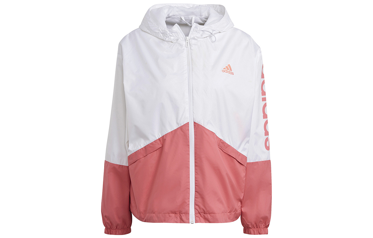 

Adidas Куртка женская белая розовая многоцветная