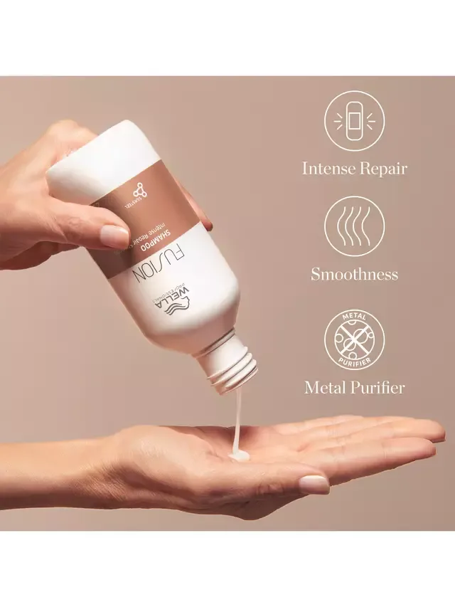 Шампунь Fusion Intense Repair для сухих и поврежденных волос, защищающий от ломкости, 250 мл Wella Professionals — фото 4
