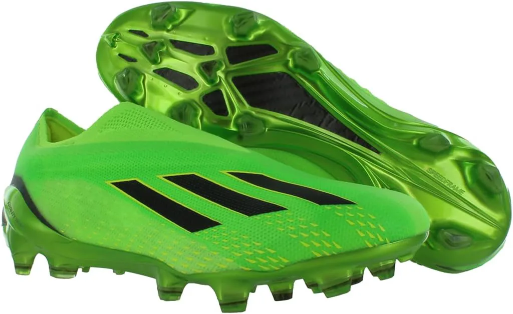 Футбольные бутсы Adidas X Speedportal.3 FG для взрослых, унисекс, зеленый/черный/желтый — фото 4