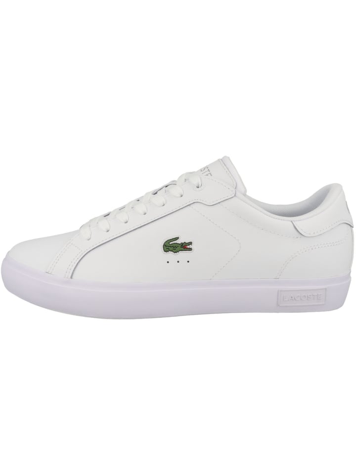 

Кроссовки на шнуровке Lacoste, белый