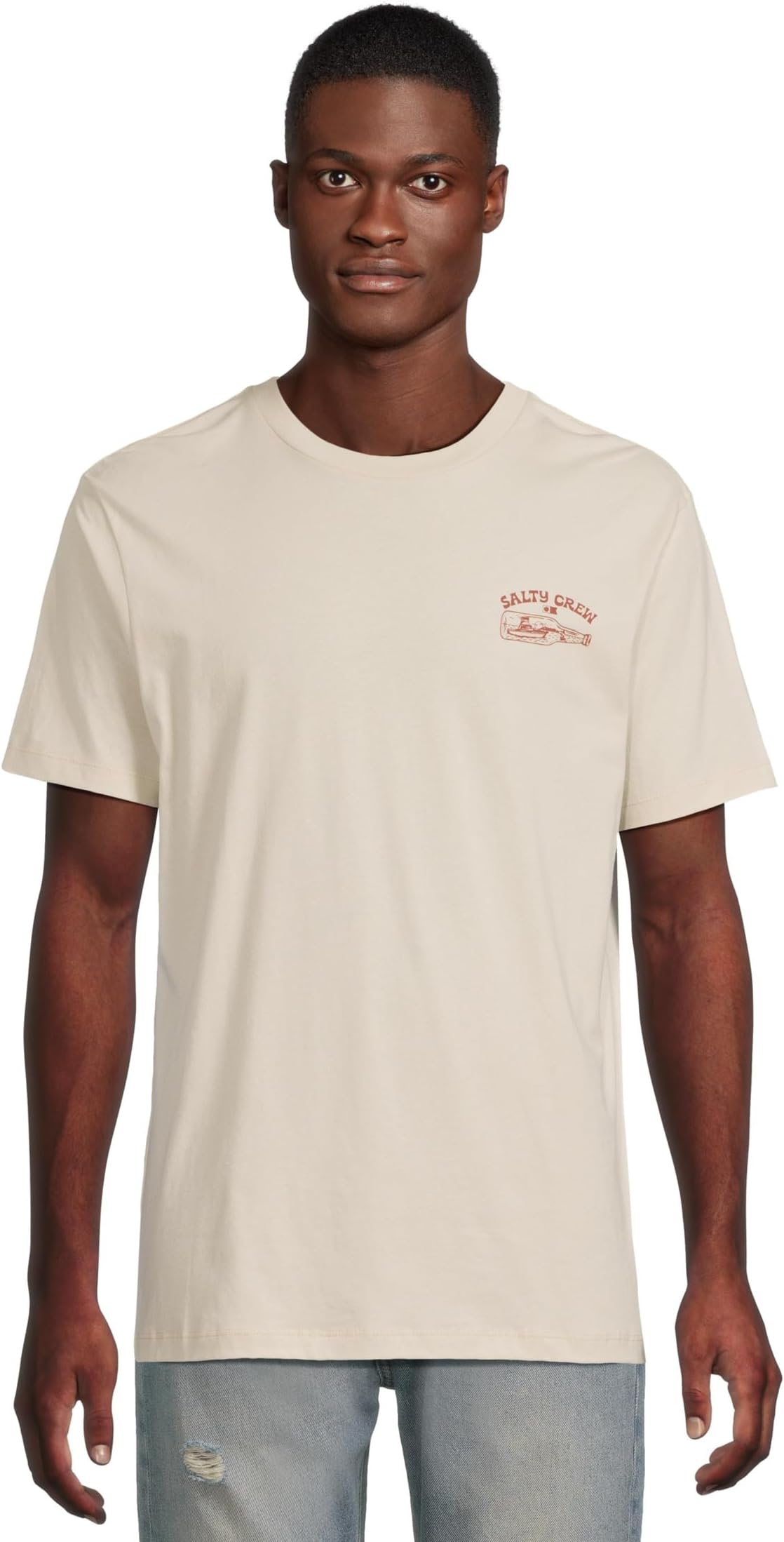 

Мужская футболка с коротким рукавом Бутылочная ракета Salty Crew, Bone