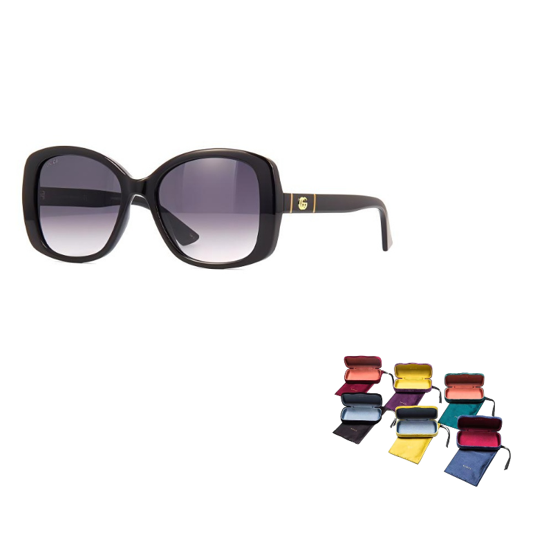 

GUCCI Солнцезащитные очки оверсайз, Black Gray