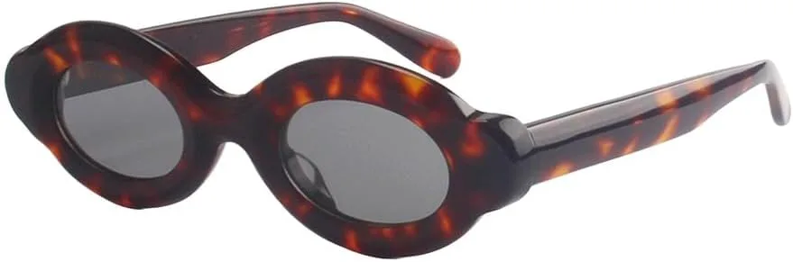 

Солнцезащитные очки смешанного ацетатного цвета овальной формы с поляризацией для женщин, модные защитные очки, стильный защитный щиток для мужчин UJNHGQ, Tortoise