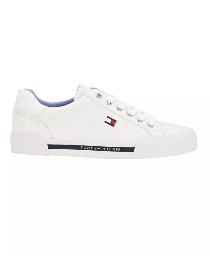 Женские повседневные кроссовки Lestiel на шнуровке Tommy Hilfiger, белый — фото 3