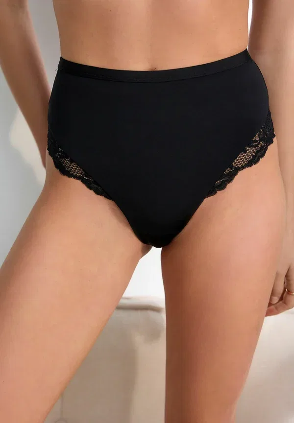 Трусы 3 шт, Next, black/white praline/nude, черный/белый пралине/нюд — фото 2