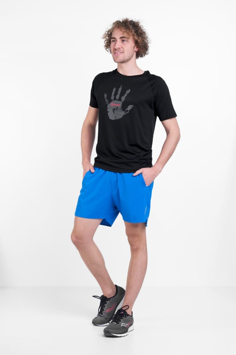 

Беговая рубашка с рукавами реглан Benger, черный