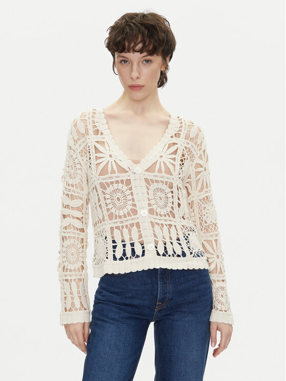 

Кардиган обычного кроя Olympia PL702273 Pepe Jeans, бежевый