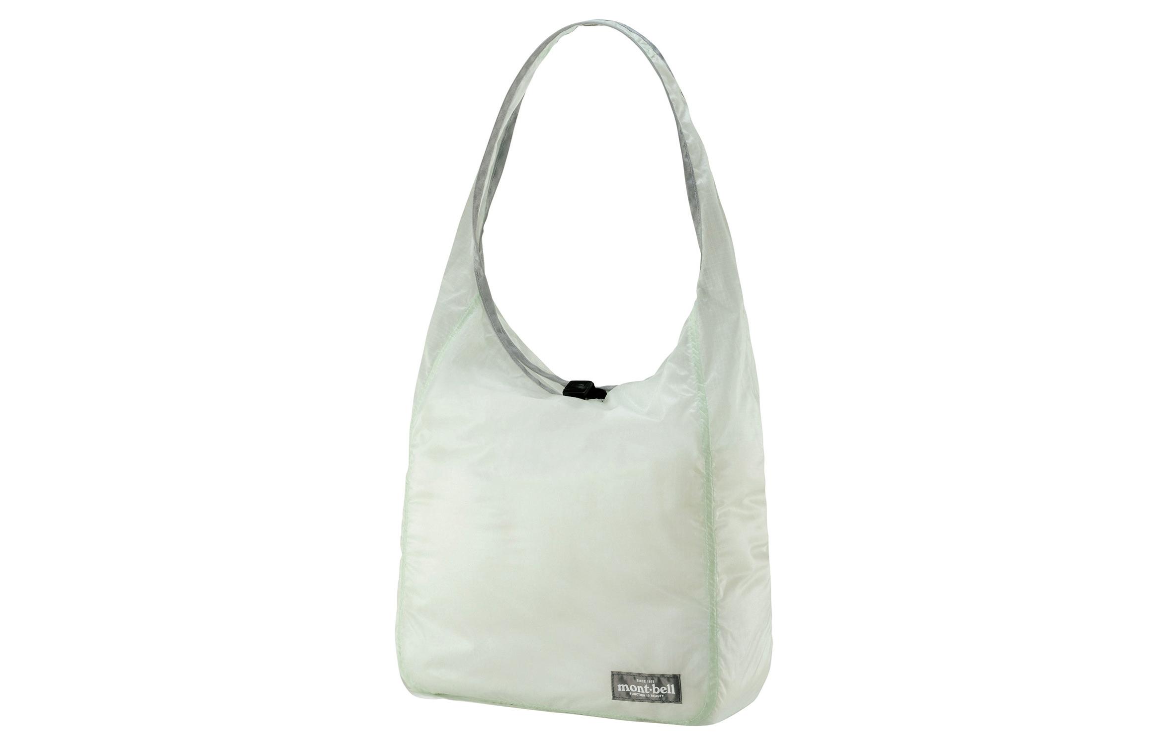 

MONTBELL Нейлоновая наплечная сумка среднего размера унисекс ледяной белый, Ice White