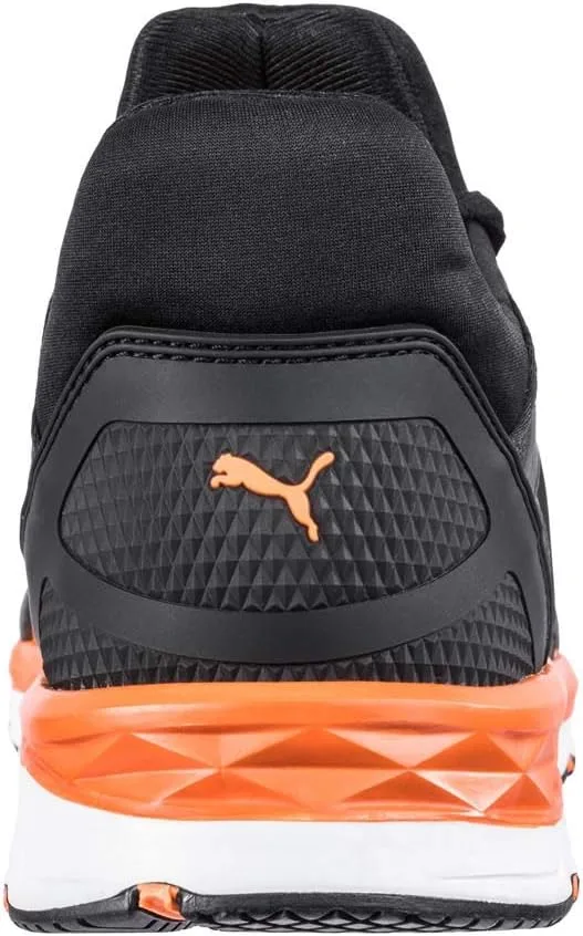 Рабочие кроссовки PUMA Safety Rush 2.0 Mid Work Shoe Safety Shoe S1P ESD HRO SRC с защитным колпачком из стекловолокна, без металлических вставок, мужские, черный/оранжевый — фото 4
